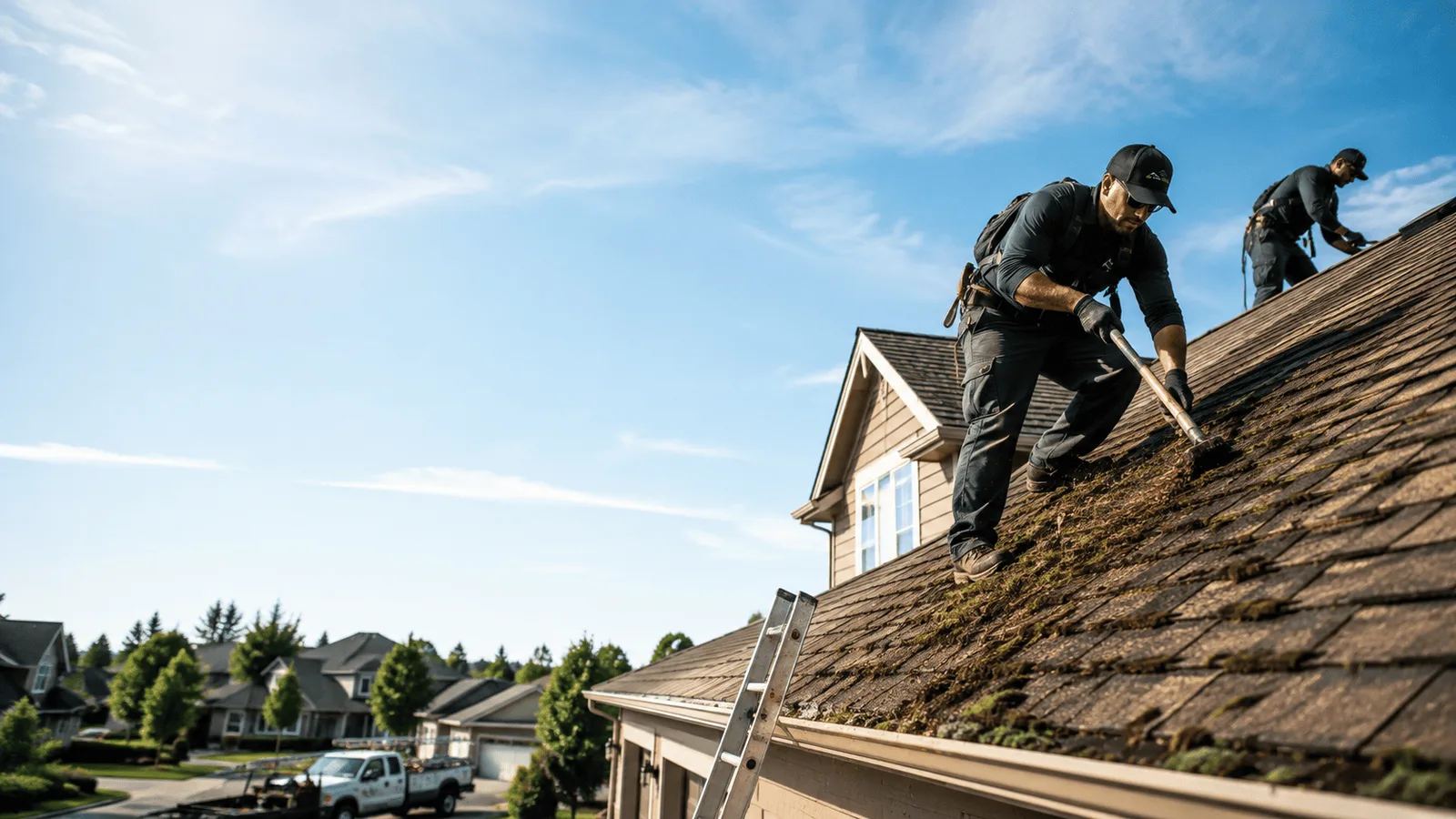 Roof Moss Removal in Rombauer, MO near me